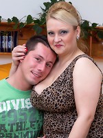 Curvy British housewife getting very frisky