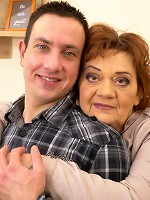 Curvy British housewife getting very frisky