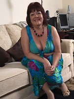 Curvy British housewife getting very frisky