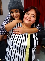 Curvy British housewife getting very frisky