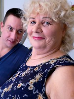 Curvy British housewife getting very frisky